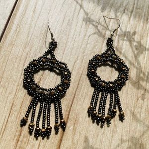 Native Cora Artisan Beaded Earring Set
